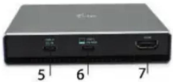 i-TEC C31HDD4KDOCKPD - Zadny panel: - 1