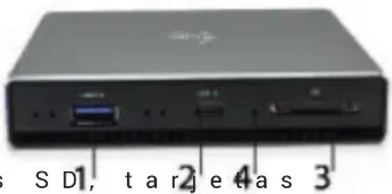 i-TEC C31HDD4KDOCKPD - Panel frontal: - 1