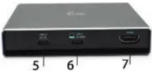 i-TEC C31HDD4KDOCKPD - Panneau arrère: - 1