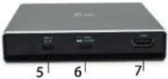 i-TEC C31HDD4KDOCKPD - Zadni panel: - 1