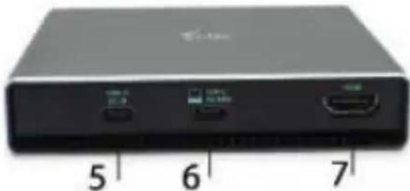 i-TEC C31HDD4KDOCKPD - Panel tylni: - 1