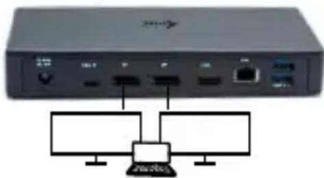 i-TEC C31TRIPLEDOCKPD - CONNECTING A HDMI / DISPLAYPORT MONITOR - 3