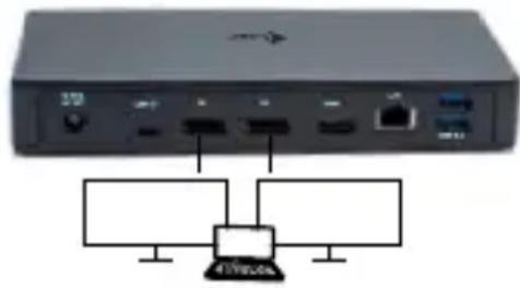 i-TEC C31TRIPLEDOCKPD - CONEXIÓN DE LA PANTALLA HDMI/DP - 3