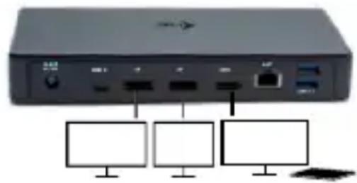 i-TEC C31TRIPLEDOCKPD - HDMI/DISPLAYPORT EKRANO PRIJUNGIMAS - 1
