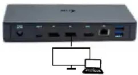 i-TEC C31TRIPLEDOCKPD - CONEXIÓN DE LA PANTALLA HDMI/DP - 2