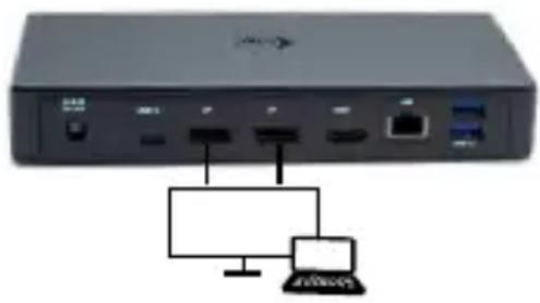i-TEC C31TRIPLEDOCKPD - PODŁACZANIE MONITORA HDMI/DISPLAYPORT - 1