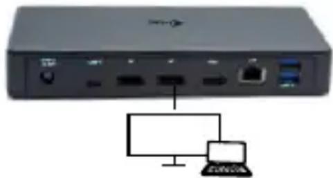 i-TEC C31TRIPLEDOCKPD - CONNECTING A HDMI / DISPLAYPORT MONITOR - 2