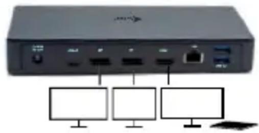 i-TEC C31TRIPLEDOCKPD - COLLEGAMENTO DEL MONITOR TRAMITE LA PORTA HDMI - 4