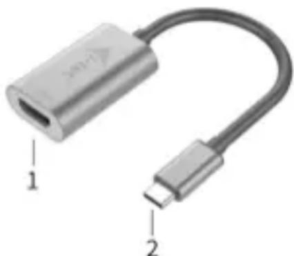 i-TEC C31METALHDMI60HZ - DESCRIPTION DE L'ADAPTATEUR - 1