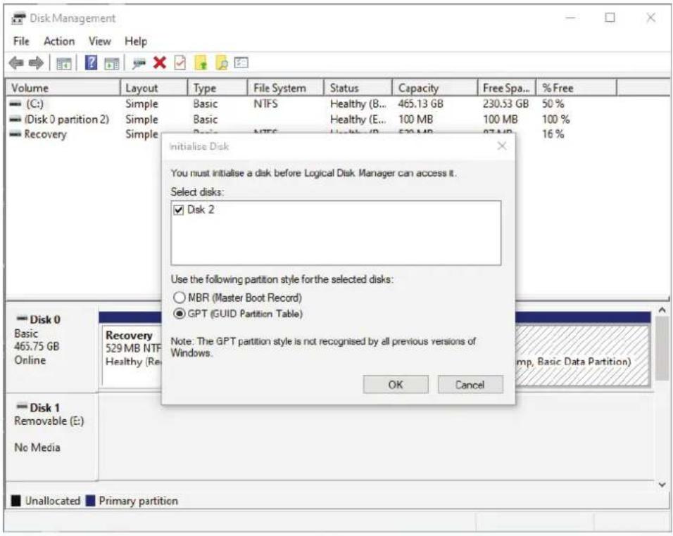 iStorage diskAshur M² - Inizializzazione e formattazione di diskAshur M² per Windows - 1