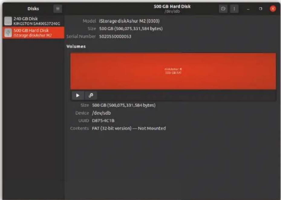 iStorage diskAshur M² - Initialiseren en formatteren van diskAshur M² in Mac OS - 8