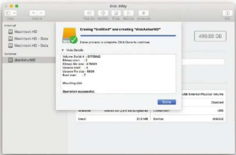 iStorage diskAshur M² - Inizializzare e formattare diskAshur M² in Mac OS - 4