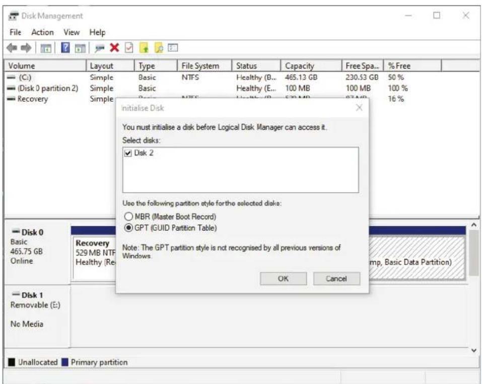 iStorage diskAshur M² - Initialiseren en formatteren van diskAshur M² voor Windows - 1
