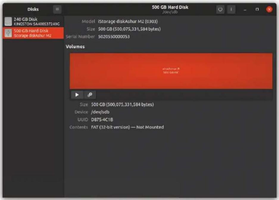 iStorage diskAshur M² - Initialisieren und Formatieren des diskAshur M²für Linux - 4