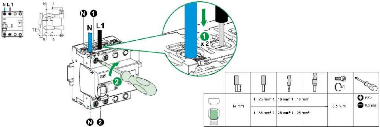 SCHNEIDER A9Z61263 - Electrical wiring - 1