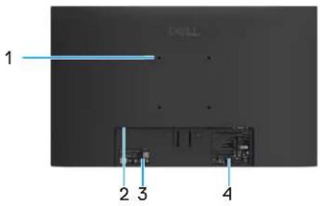 DELL SE2425HM - Identification des pièces et des commandes - 2
