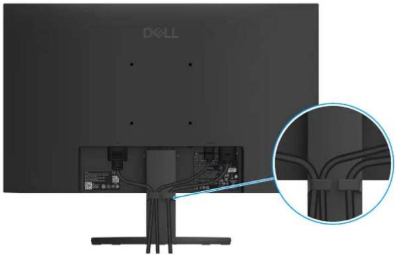 DELL SE2425HM - Organisation des câbles - 1