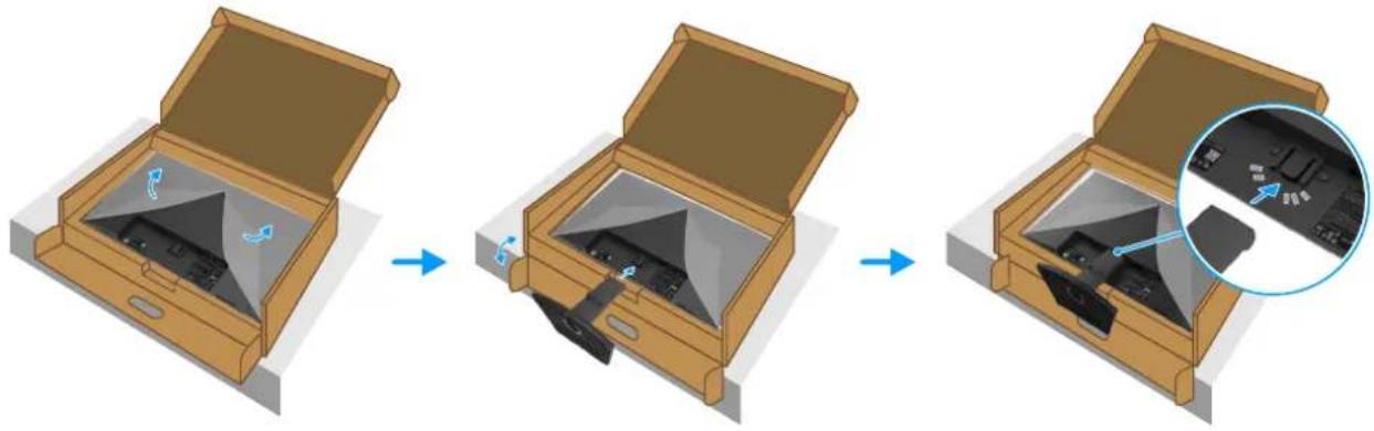 DELL SE2425HM - Connexion du support - 2