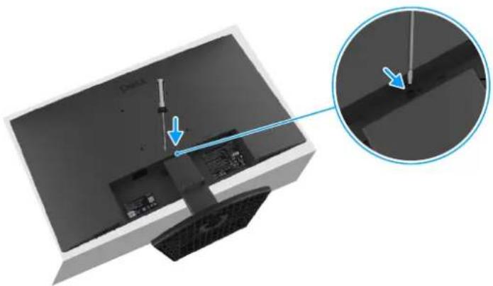 DELL SE2425HM - Pour retirer le support : - 2