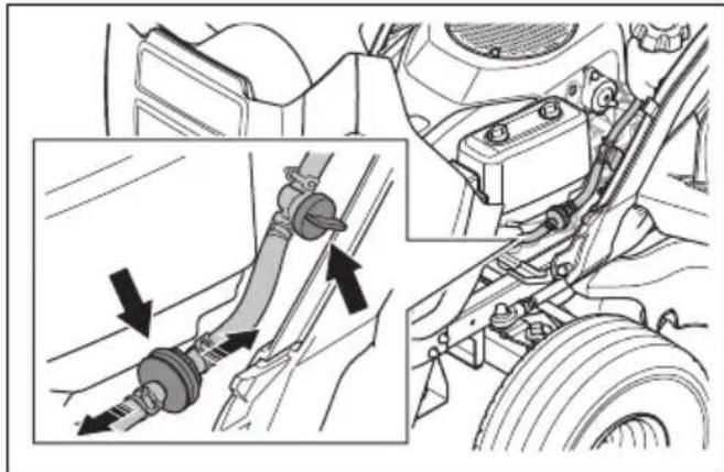 HUSQVARNA TC 215T - So ersetzen Sie den Kraftstofffilter - 1