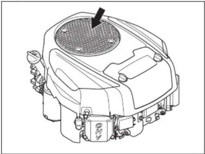 HUSQVARNA TC 215T - Luchtinlaat van motor reinigen - 2