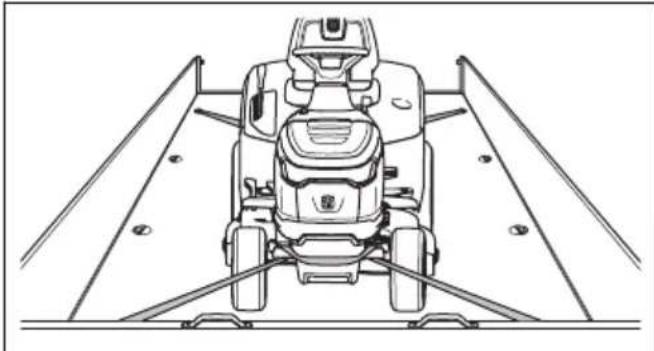 HUSQVARNA TC 215T - Pour fixer et sécuriser le produit en vue du transport - 6