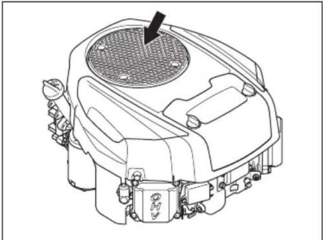 HUSQVARNA TC 215T - Čiščenje dovoda zraka v motor - 2