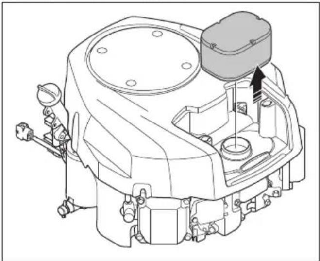 HUSQVARNA TC 215T - Pour nettoyer et remplacer le filtre à air - 2
