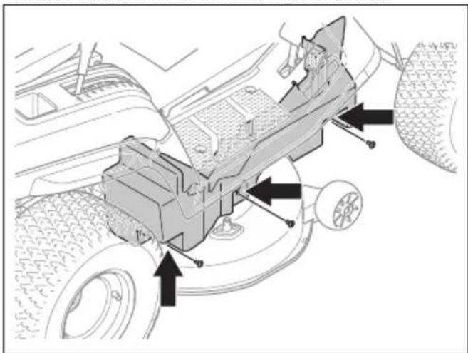 HUSQVARNA TC 215T - Pour retirer et installer le carter de coupe - 2