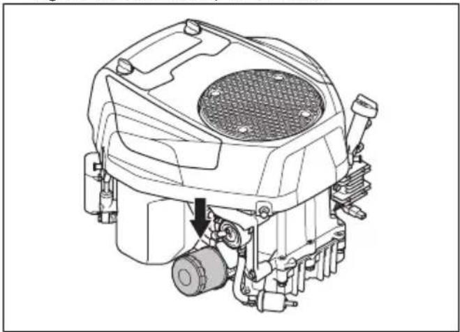 HUSQVARNA TC 215T - Pour remplacer le filtre à huile - 2