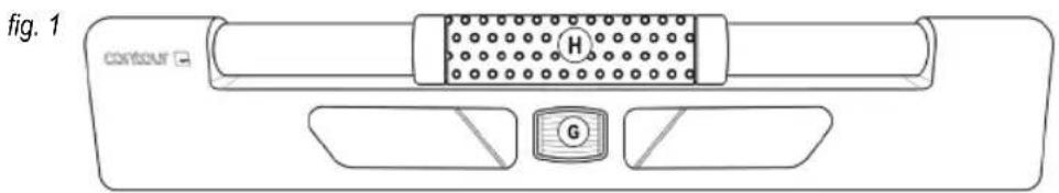 Contour Design RollerMouse Mobile - Rollerbar Click Function (see figures 1&2) - 1