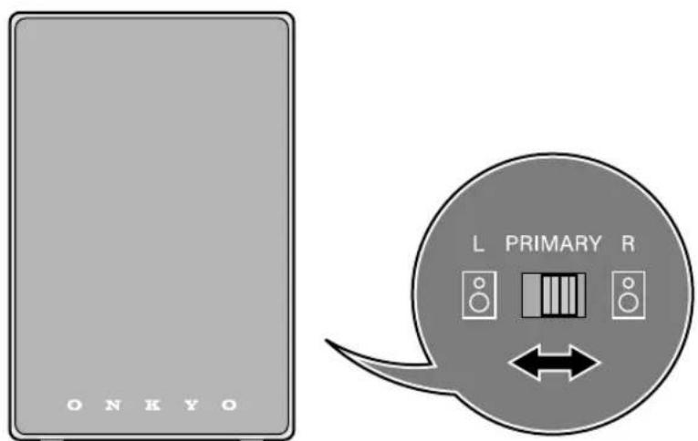 ONKYO GX-30ARC - Utilisation des enceintes sans la télécommande - 5