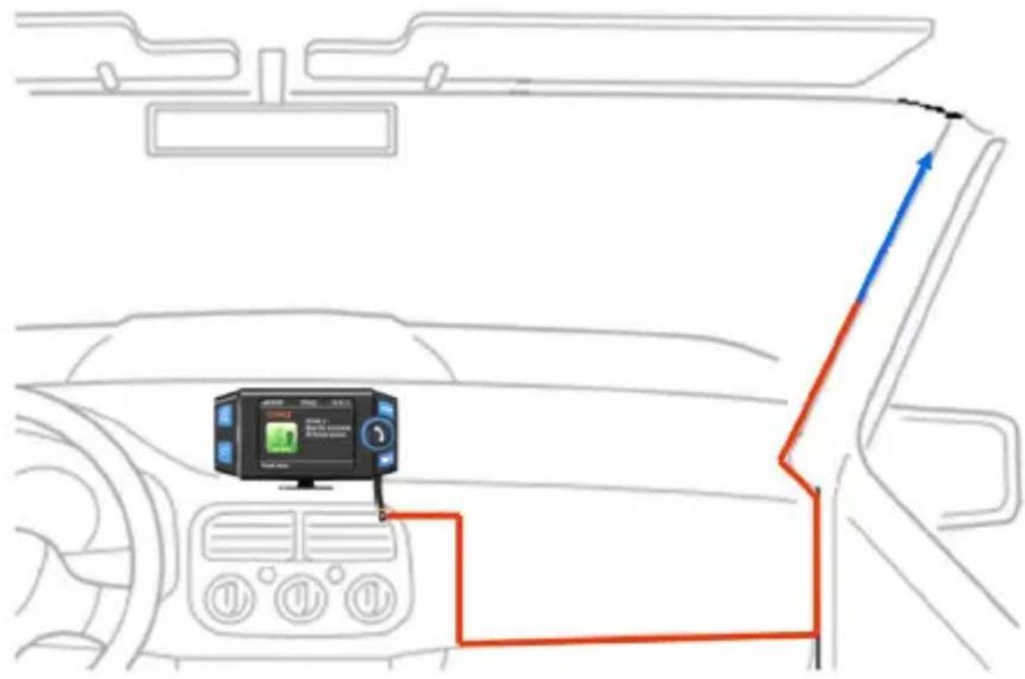 ALBRECHT DR 55 - Montage der DAB+-Antenne - 1