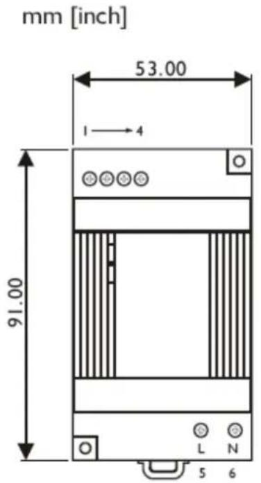 TDK-Lambda DSP30-12 - Mechanical Outline Drawings: - 1