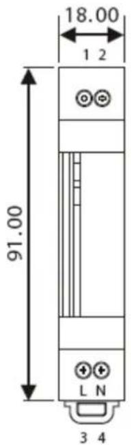 TDK-Lambda DSP10-5 - Mechanical Outline Drawings: - 1