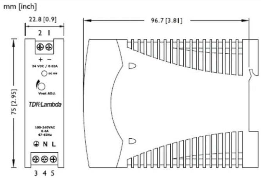 TDK-Lambda DPP30-24 - Cooling for unit - 5