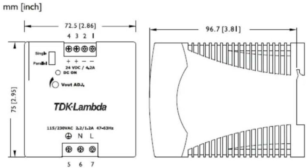 TDK-Lambda DPP30-24 - Cooling for unit - 7