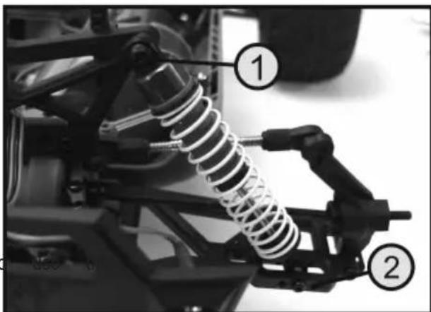 Reely New1 - c) Adjusting the shock absorbers - 1