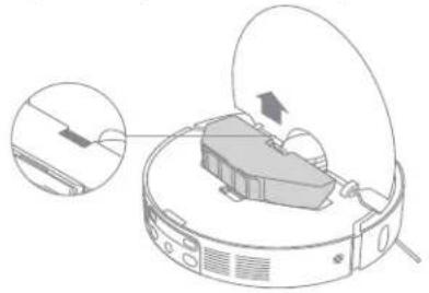 DREAME L40S Pro Ultra - Filtre et compartiment à poussière - 1