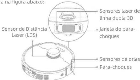 DREAME L40S Pro Ultra - Sensores do robô - 1