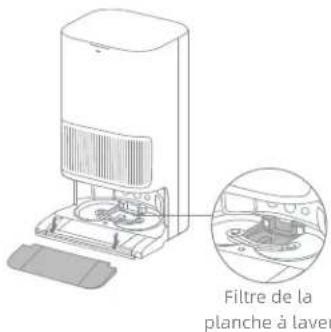 DREAME L40S Pro Ultra - Installer la plaque d'extension de rampe - 1