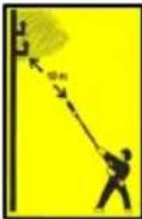 AL-KO HTA 4245 - Symbole am Heckenscherenaufsatz - 2