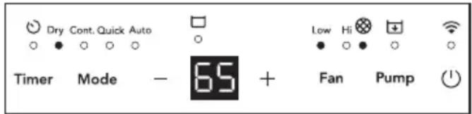 FRIGIDAIRE FHDP5033W1 - Réinitialisation du filtre à poussière. - 1