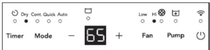 FRIGIDAIRE FHDP5033W1 - Mode sec. - 1