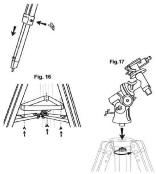 Dörr Saturn 900 - Anbringen der Sucherfernrohrhalterung (Fig.24) - 2