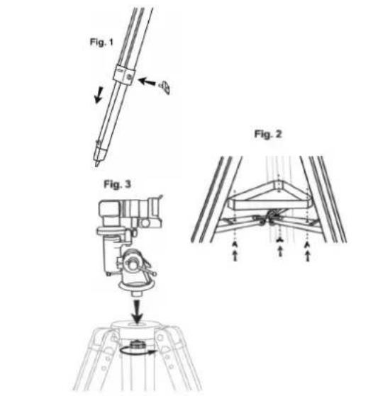 Dörr Saturn 900 - Attaching the finderscope (Fig.10, 11) - 1