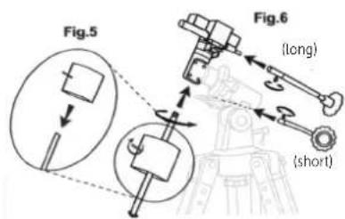 Dörr Saturn 900 - Attaching the finderscope (Fig.10, 11) - 3