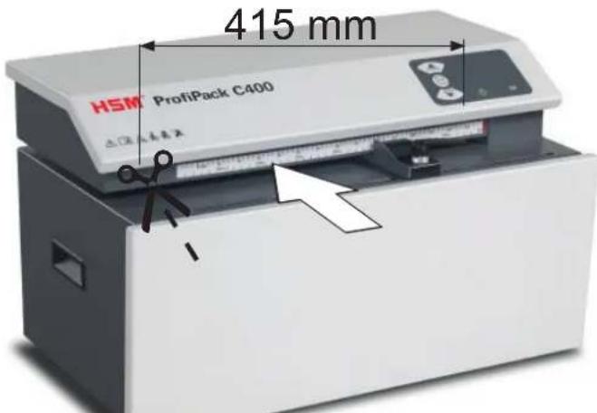 HSM ProfiPack C400 - Mata in kartongmaterial - 1
