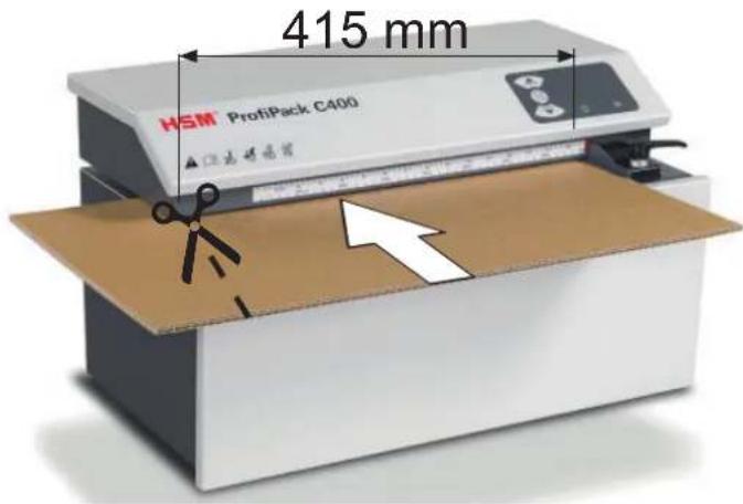 HSM ProfiPack C400 - Kartono tiekimas - 1