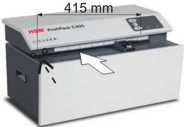 HSM ProfiPack C400 - Kartonagen zuführen - 1